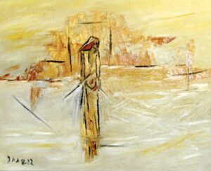 Wärme, Öl / Leinwand 2022, 80 x 100 cm