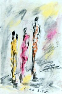 , 2025 / Pastell/Tinte